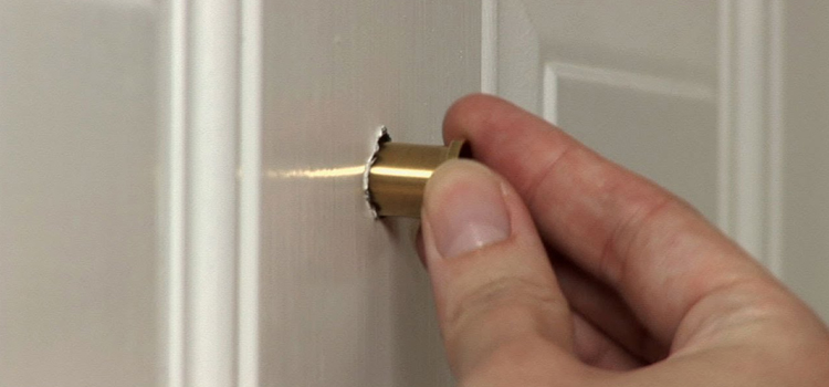 peephole door repair in East Pasadena